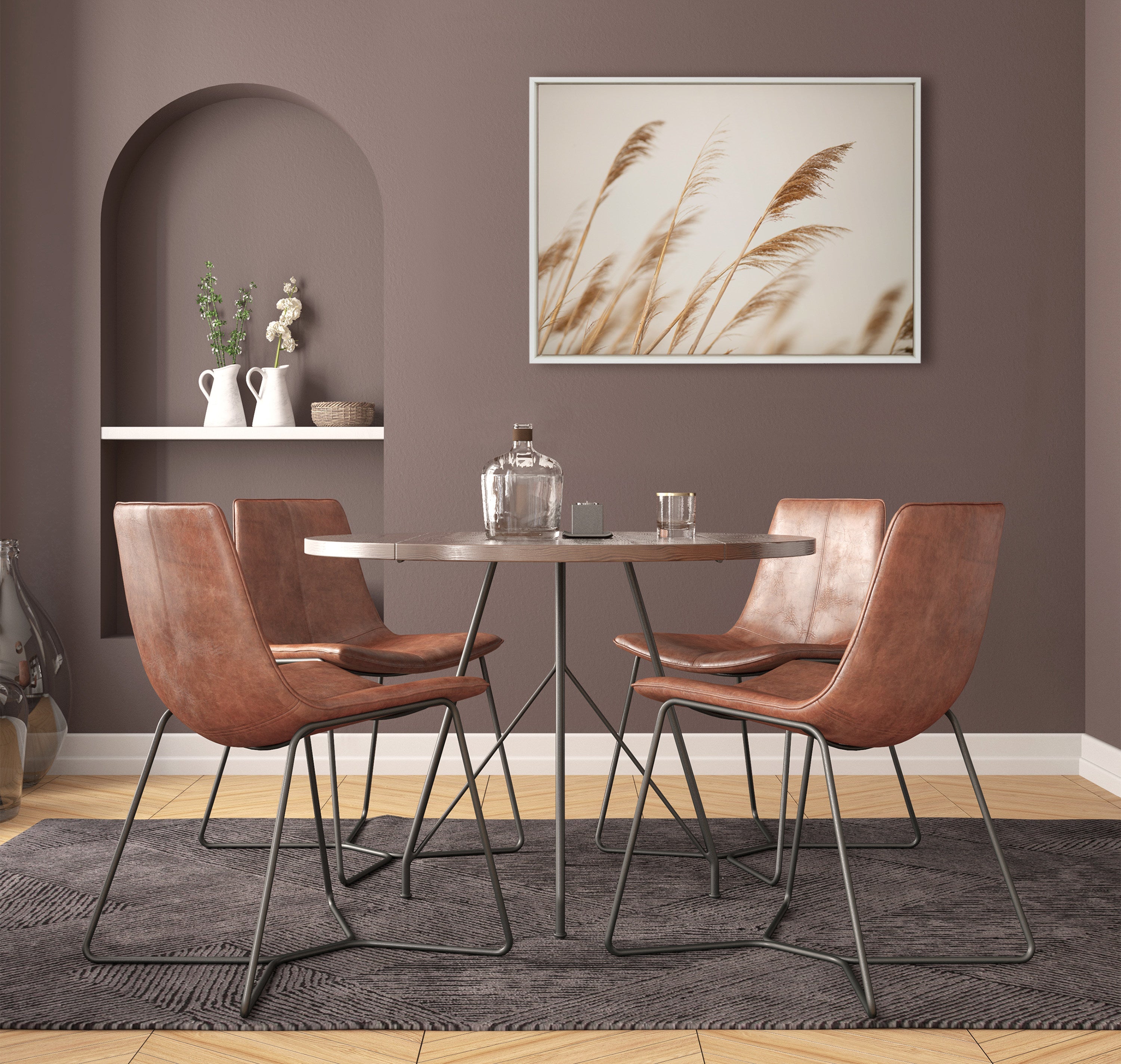 Sylvie Marsh Grass No 8 Framed Canvas by Crystal Lynn Collins