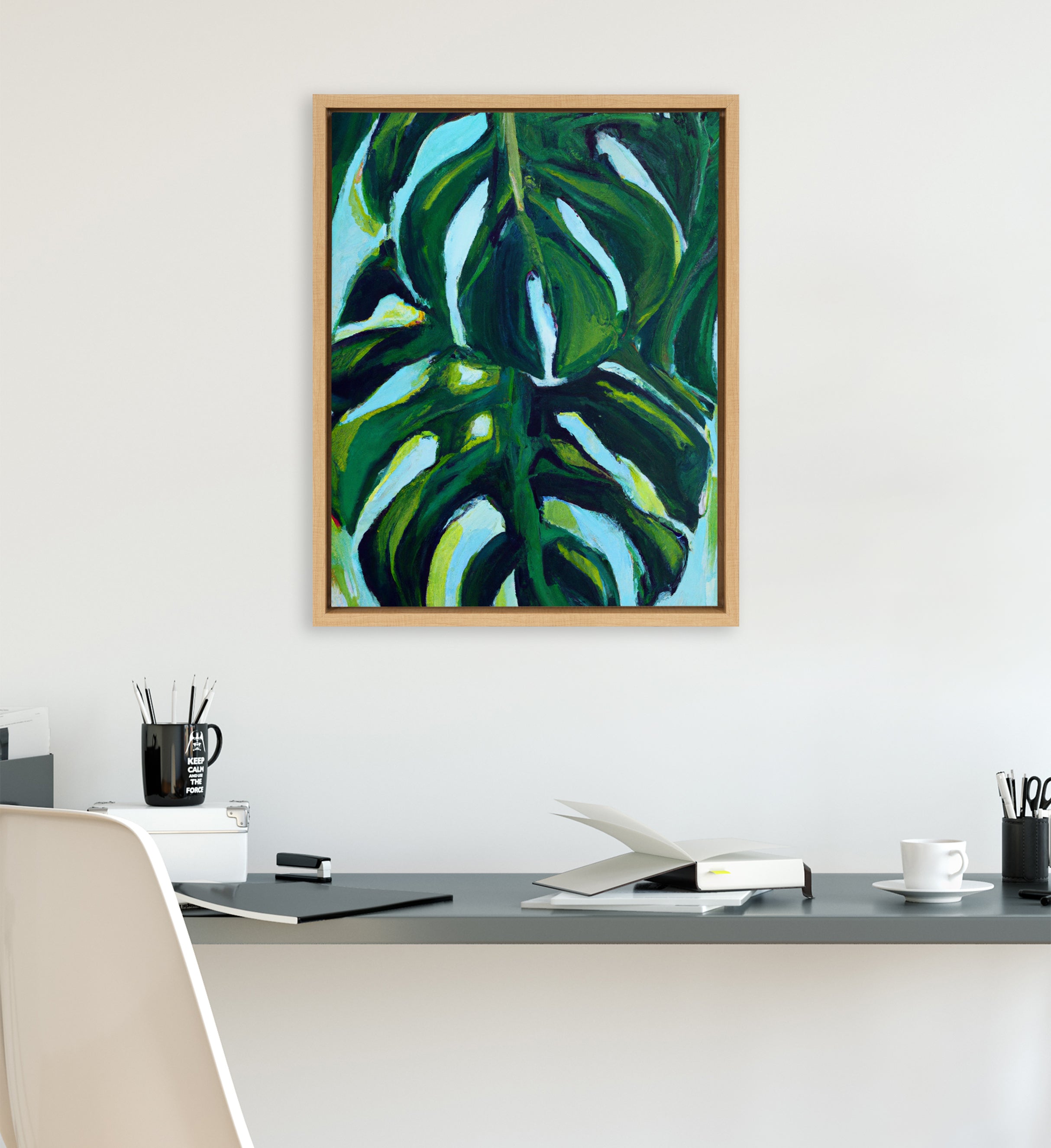 Sylvie Blank Framed Canvas 16x20