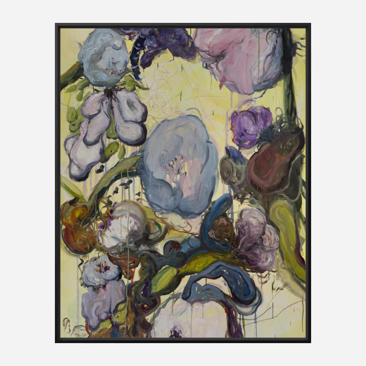 Yellow Flower Artist Enhanced Canvas Print by John Beard Collection - product image 5 for Resin Society