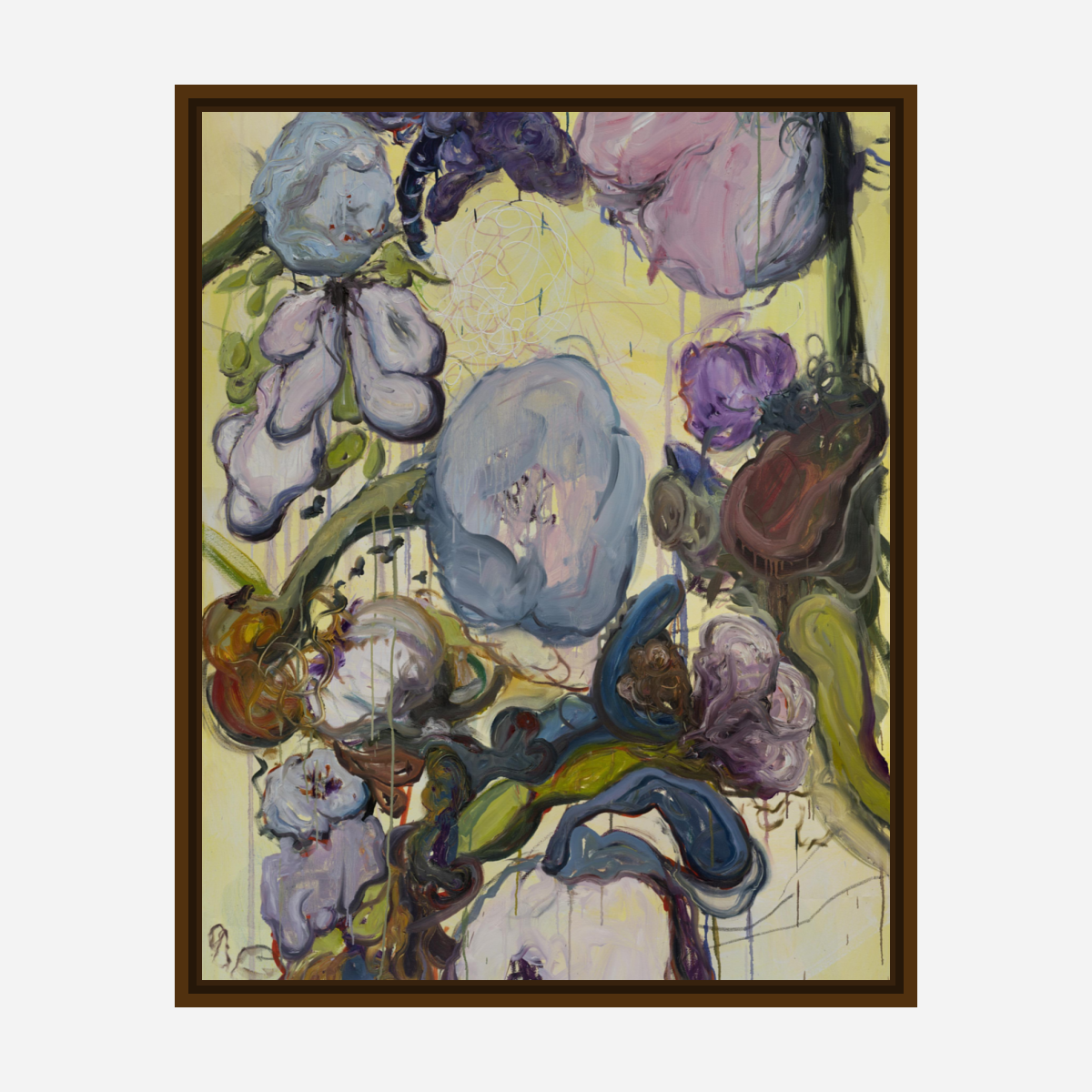 Yellow Flower Artist Enhanced Canvas Print by John Beard Collection - product image 7 for Resin Society