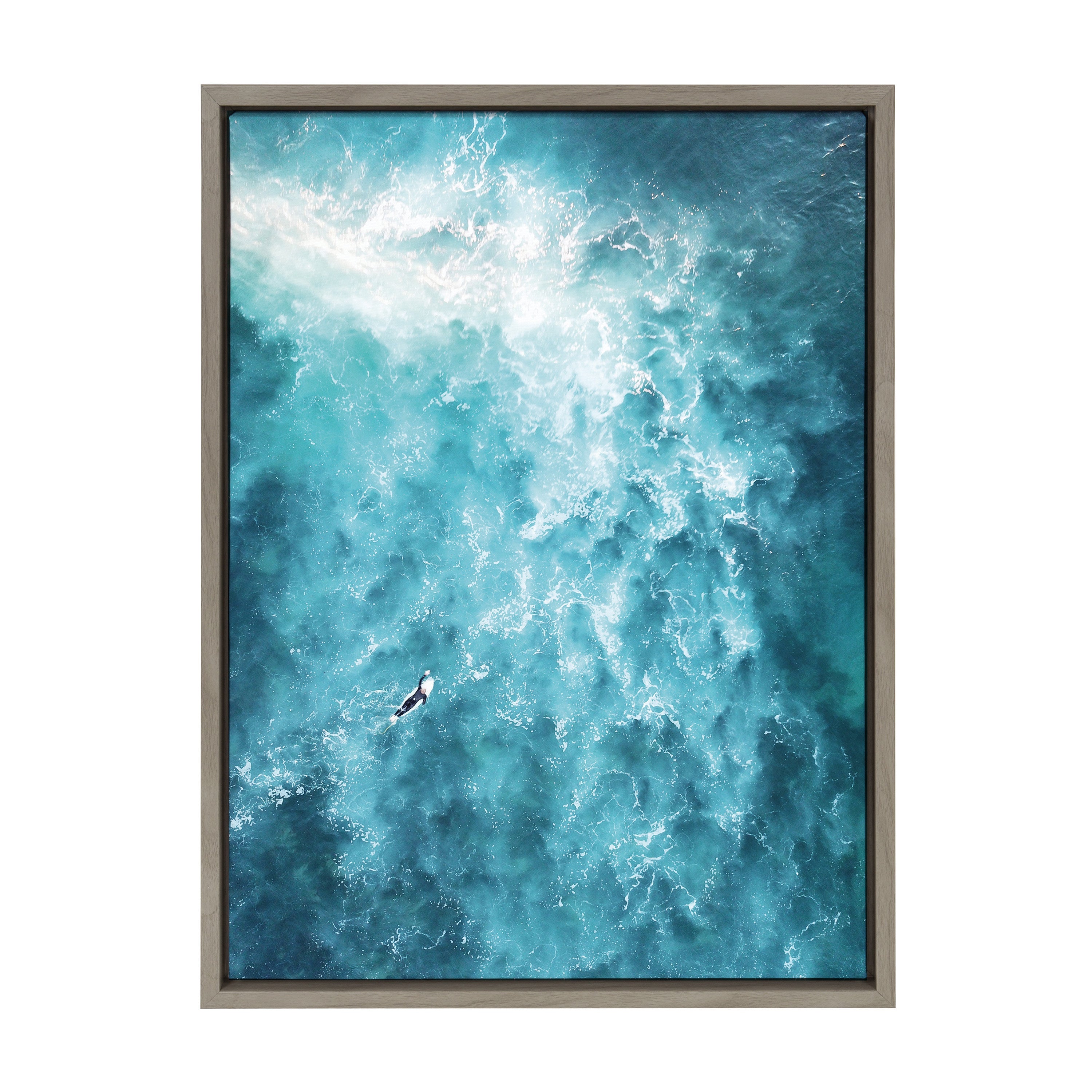 Sylvie La Jolla 7 Framed Canvas by Rachel Bolgov by kateandlaurel - product image 8 for Resin Society