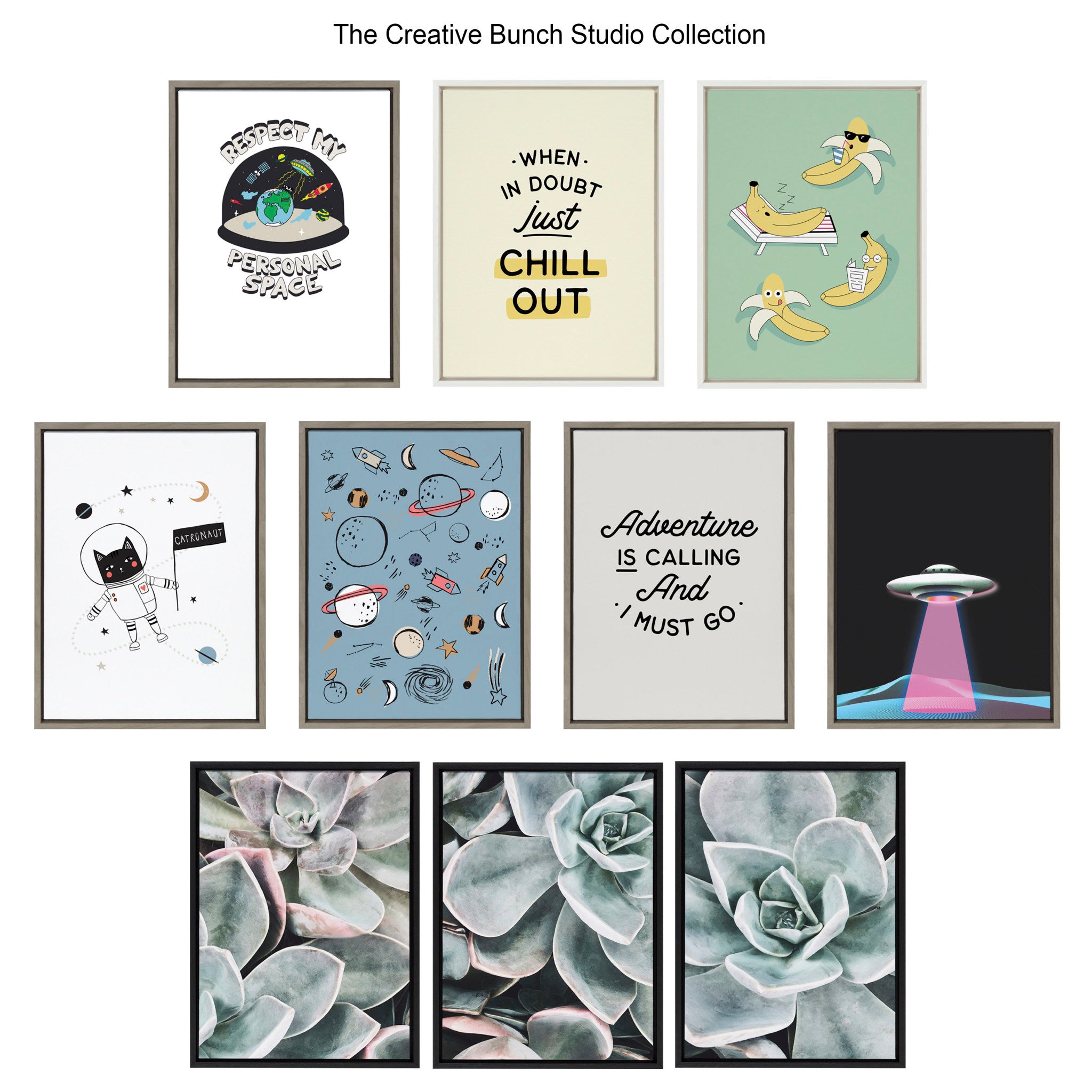 Sylvie Personal Space Framed Canvas by The Creative Bunch Studio by kateandlaurel - product image 6 for Resin Society