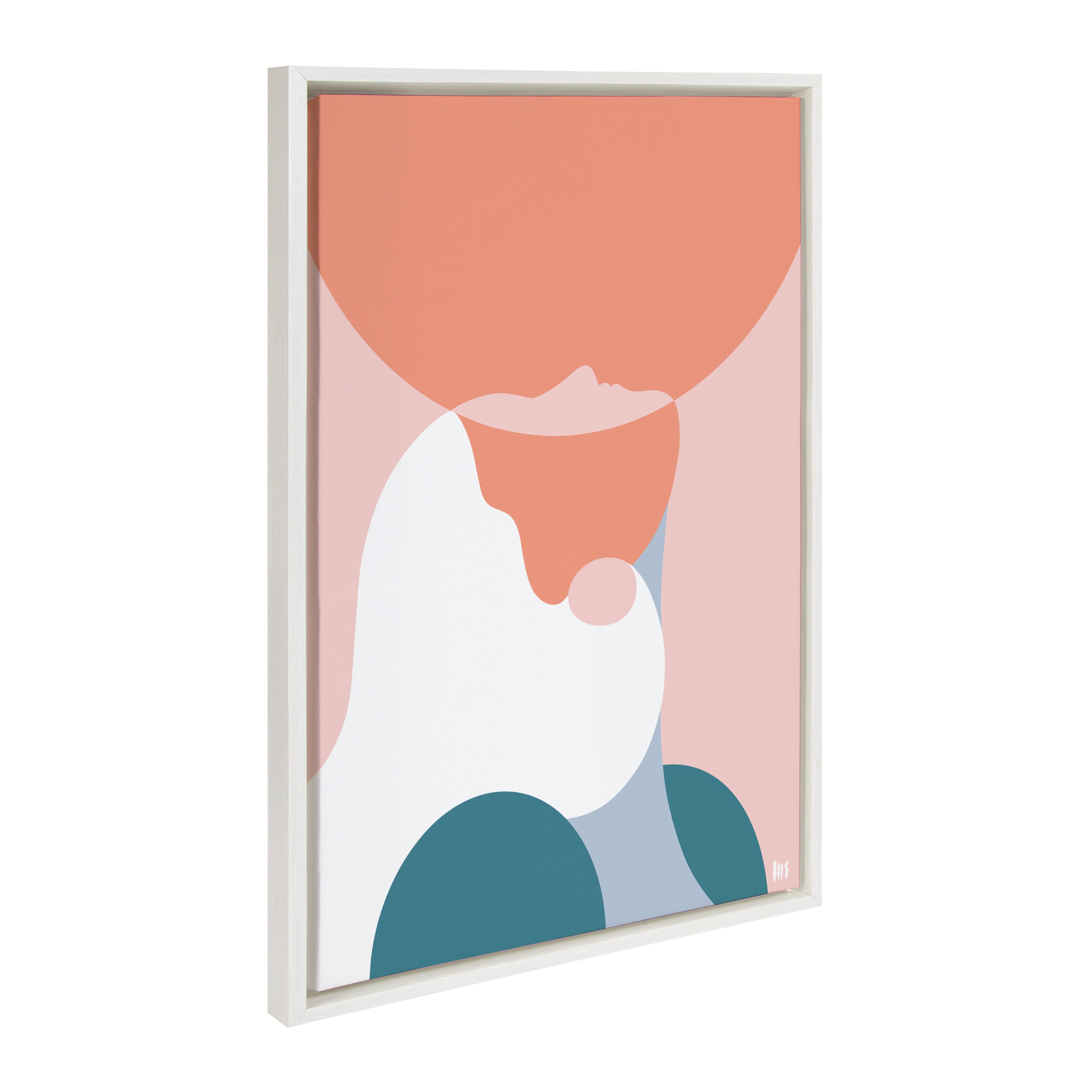 Sylvie You Are Enough Framed Canvas by kateandlaurel - product image 2 for Resin Society