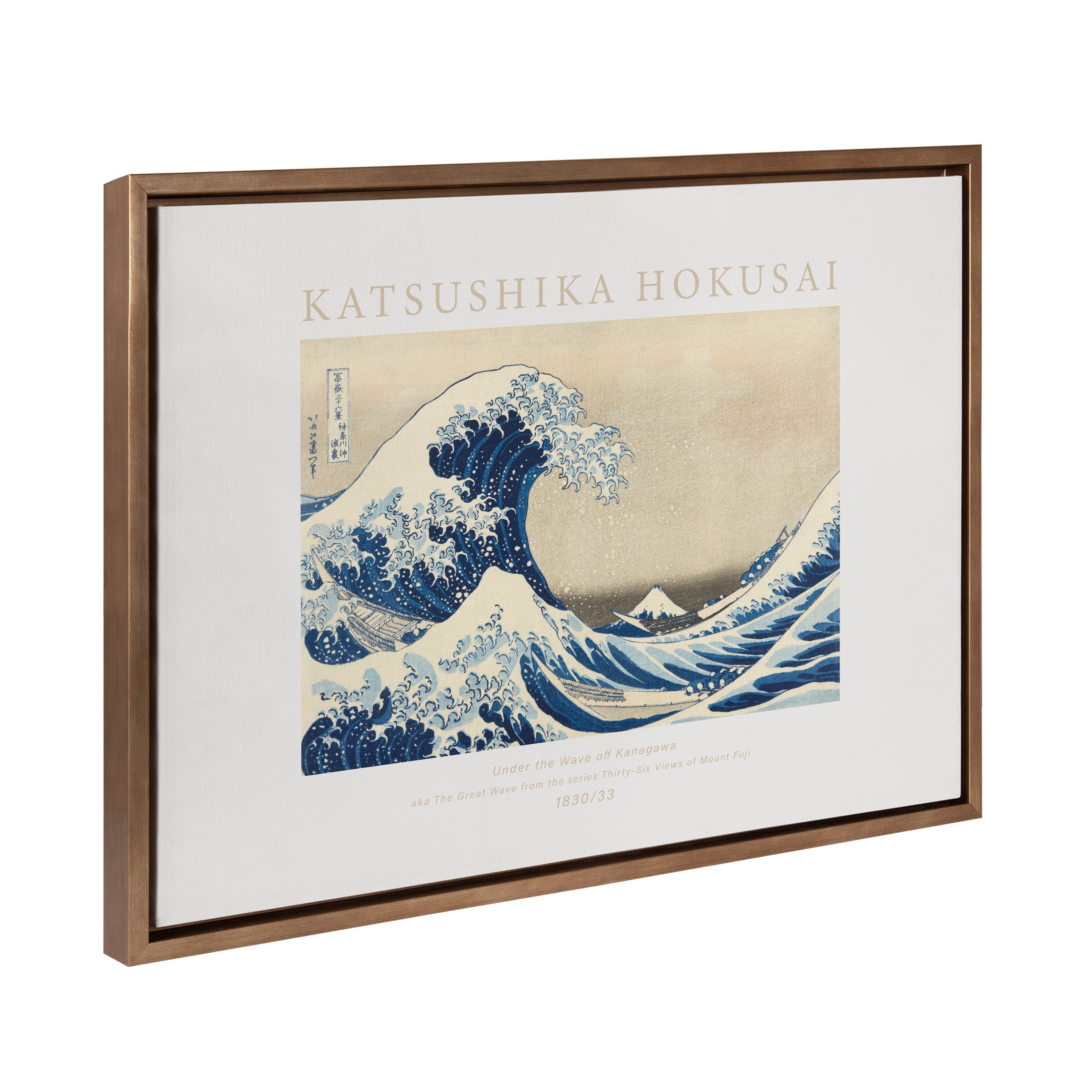Sylvie Poster Katsushika Hokusai Under the Wave off Kanagawa aka The by kateandlaurel - product image 7 for Resin Society