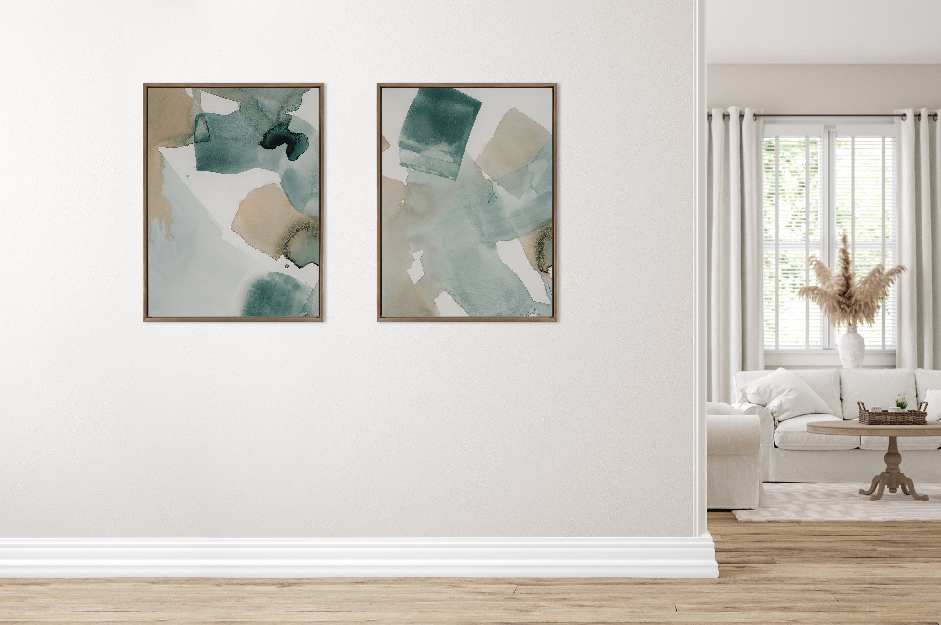 Sylvie Color Exploration I Framed Canvas by Amy Lighthall