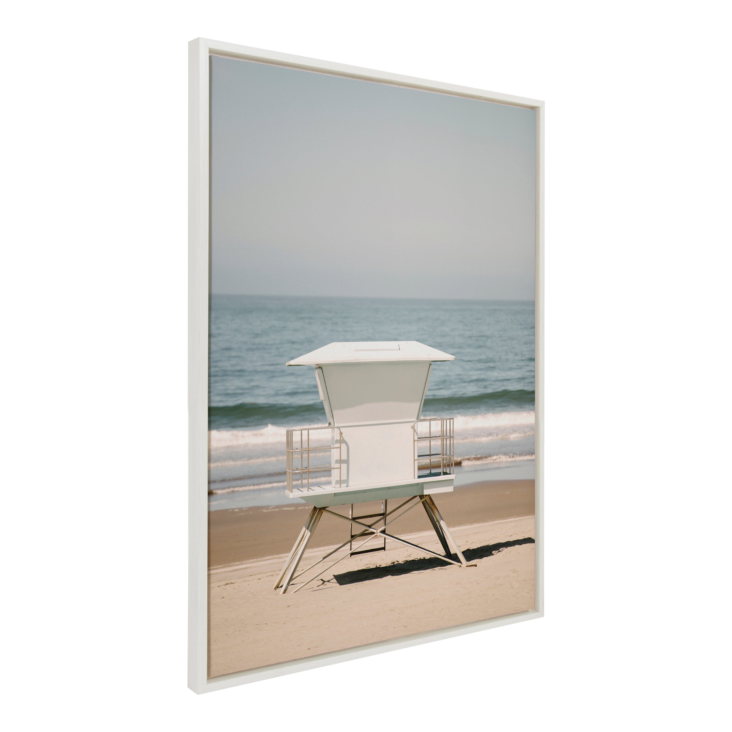 Sylvie Surf Shack Framed Canvas by kateandlaurel - product image 7 for Resin Society