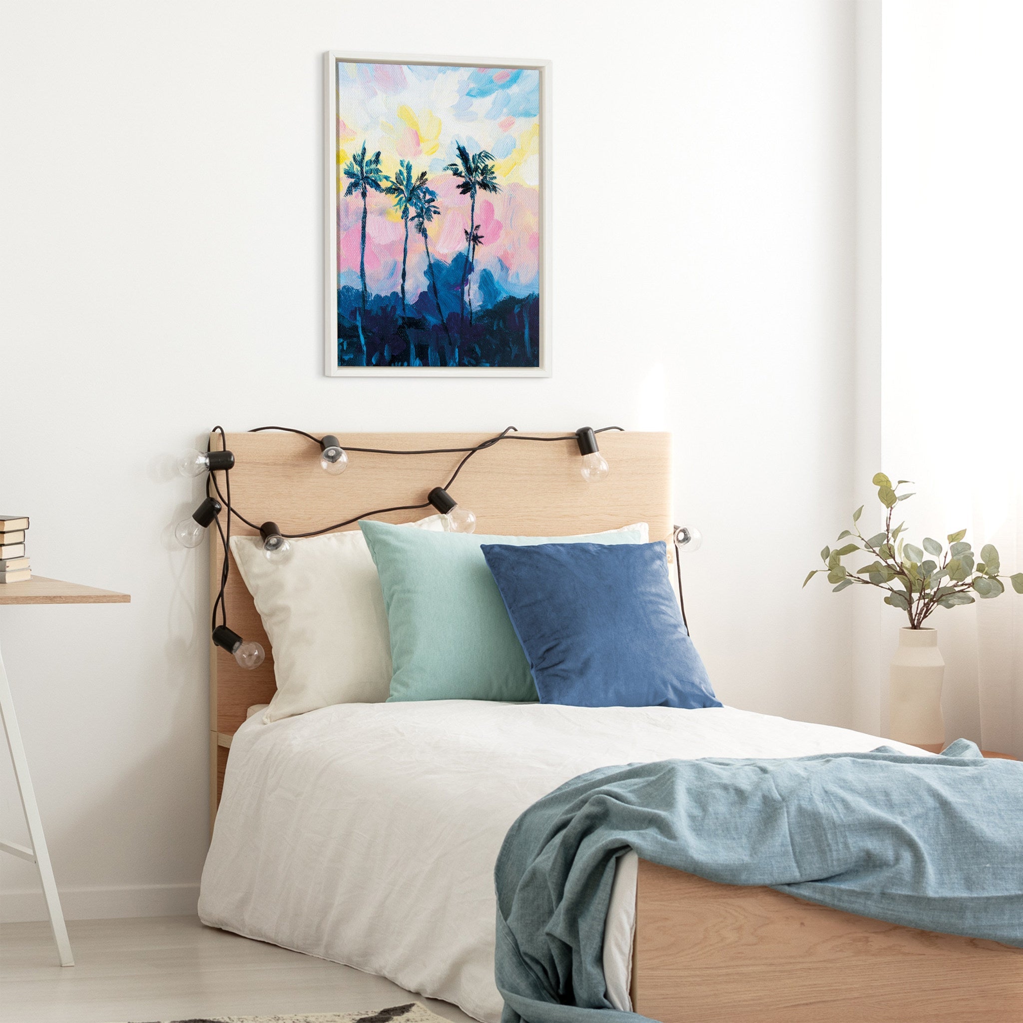 Sylvie Apache Junction Sunset Framed Canvas by Rachel Christopoulos by kateandlaurel - product image 8 for Resin Society