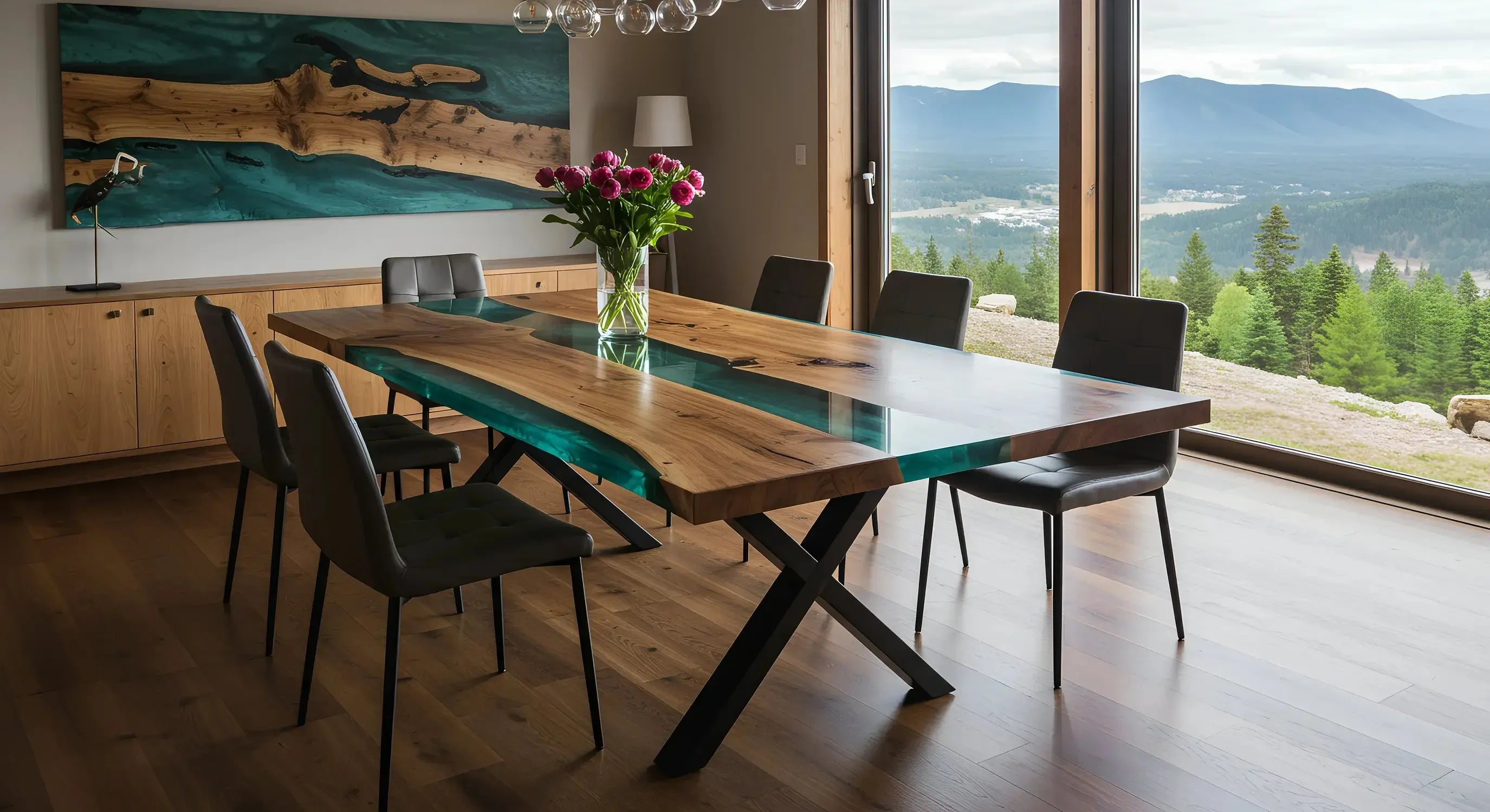 The Resin Society: Custom Epoxy Tables That Give Back to Nature