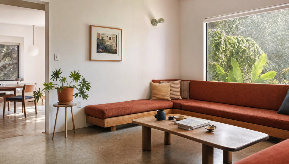 A defined seating zone can make a room within a larger room.