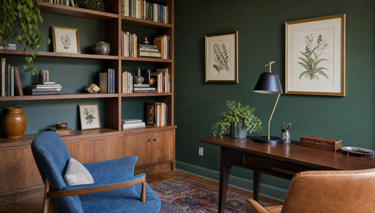 Small objects and architecture can form one sustained composition.