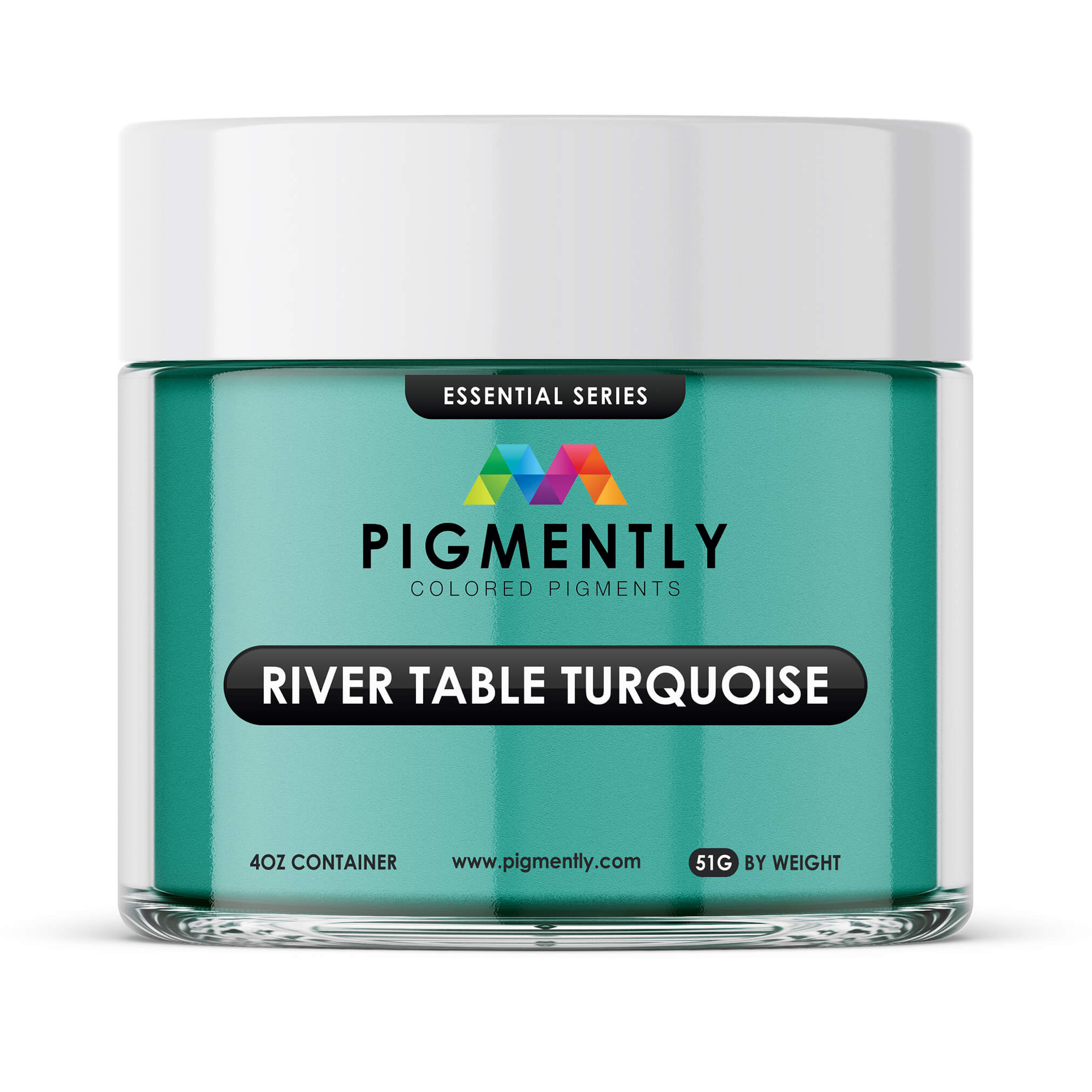 Deep Pour Epoxy Resin for River Tables & Casting featuring River Table Turquoise Epoxy Powder Pigment at Resin Society