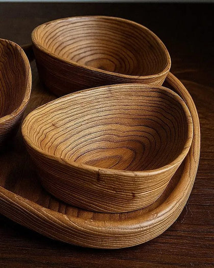 Wood Sculptural Decor