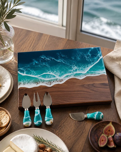 Ocean Resin Charcuterie Boards