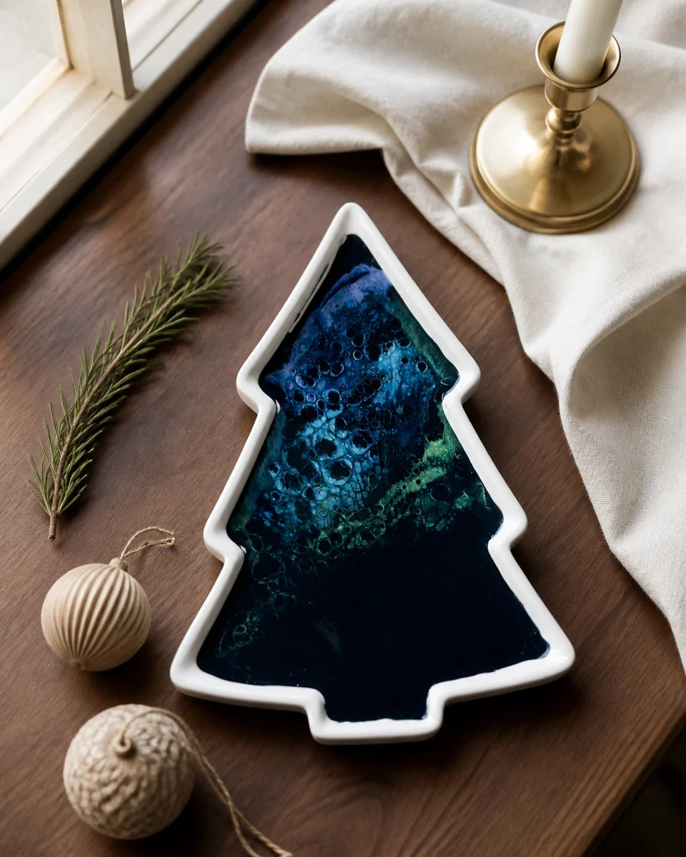 Resin Ceramic Trays styled collection scene at Resin Society