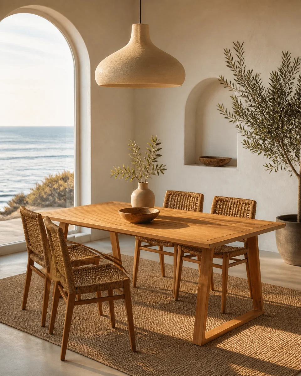 Dining Tables styled collection scene at Resin Society