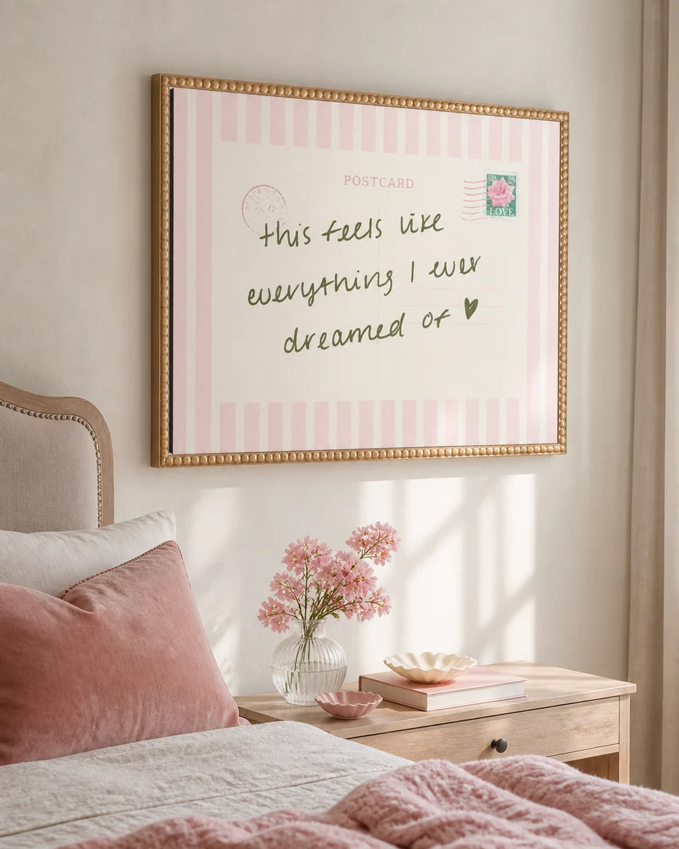 Framed Canvas Wall Art styled collection scene at Resin Society
