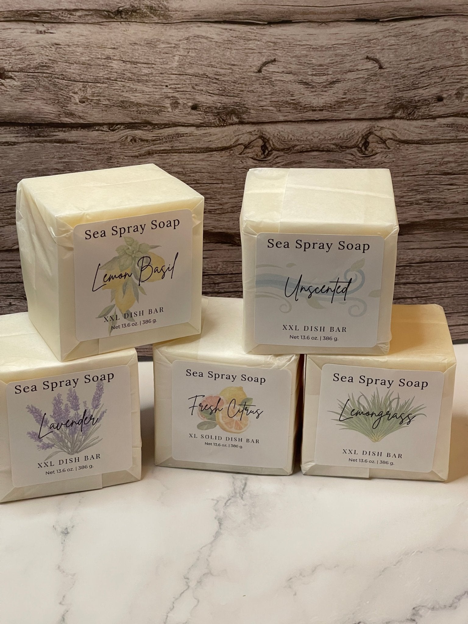 Sea Spray Soap collection at Resin Society