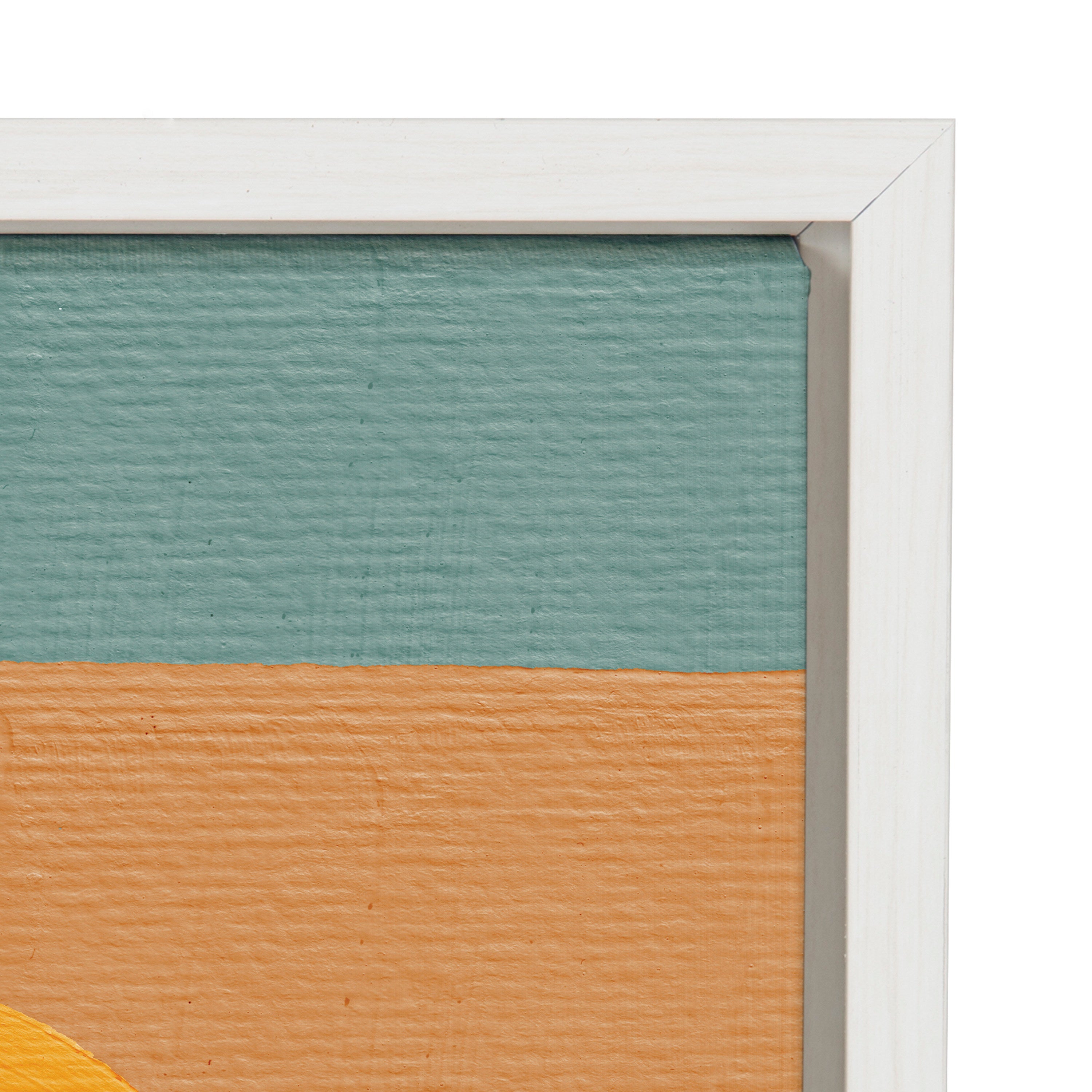 Sylvie Sunset Waves Framed Canvas by kateandlaurel - product image 19 for Resin Society