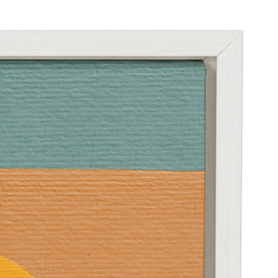 Sylvie Sunset Waves Framed Canvas by kateandlaurel - product image 19 for Resin Society