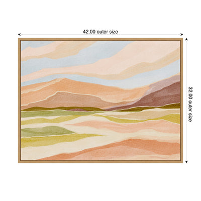 Sylvie Desert Dreams Framed Canvas by Nikita Jariwala