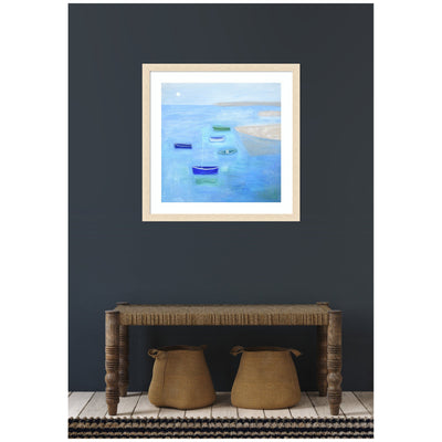 Framed Art Calm Waters by Giuliana Lazzerini