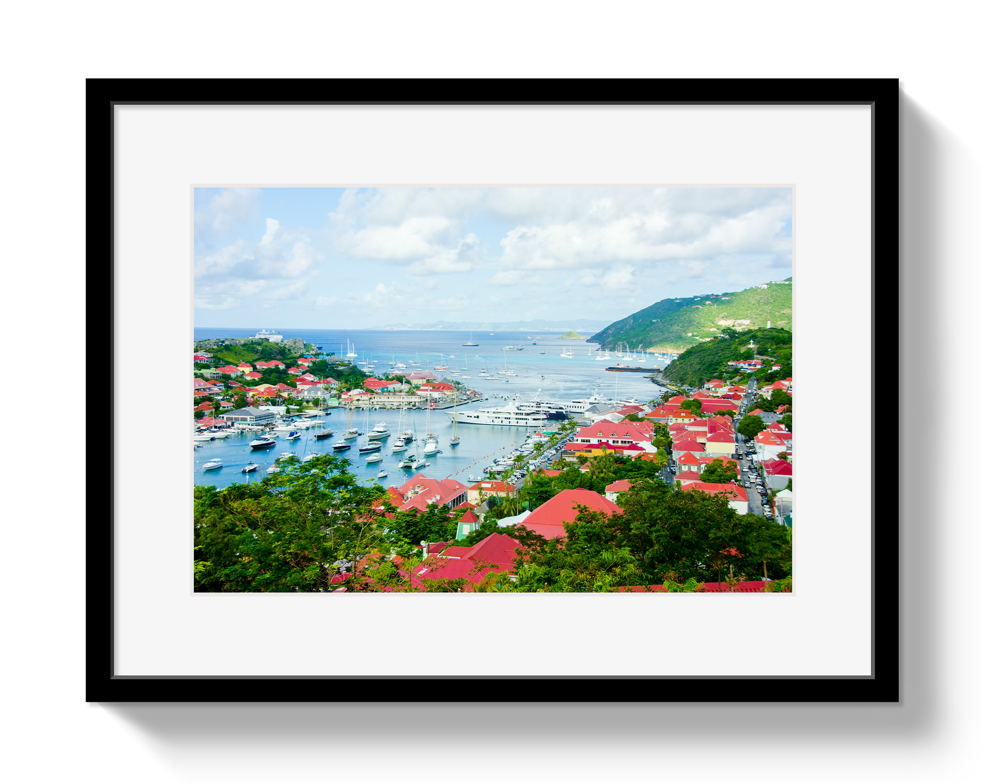 St Barths Harbor by Johnny Vacay - main product image for Resin Society