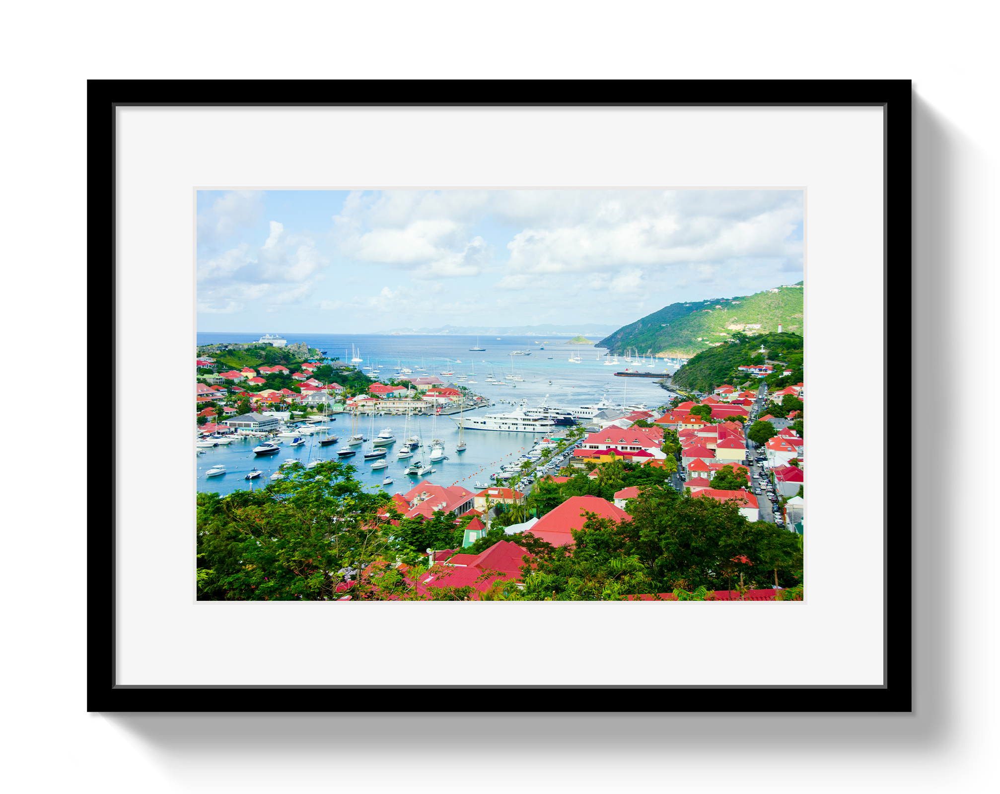 St Barths Harbor by Johnny Vacay - main product image for Resin Society