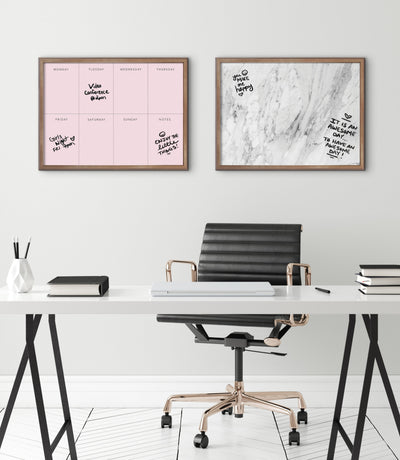Blake This Week Pink Framed Printed Glass by The Creative Bunch Studio by kateandlaurel - product image 8 for Resin Society