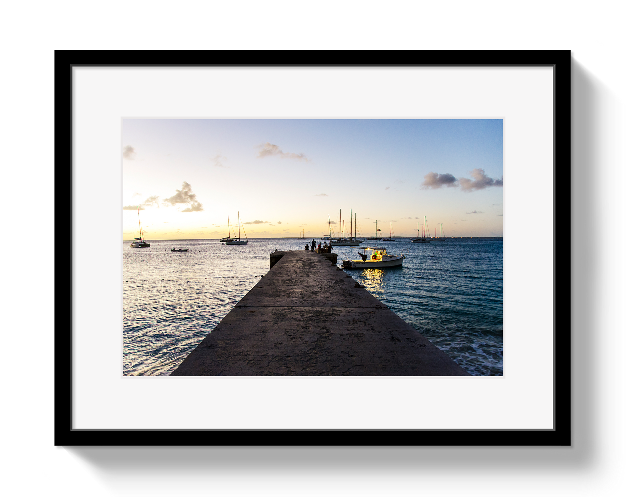 Sunset Harbor by Johnny Vacay - main product image for Resin Society