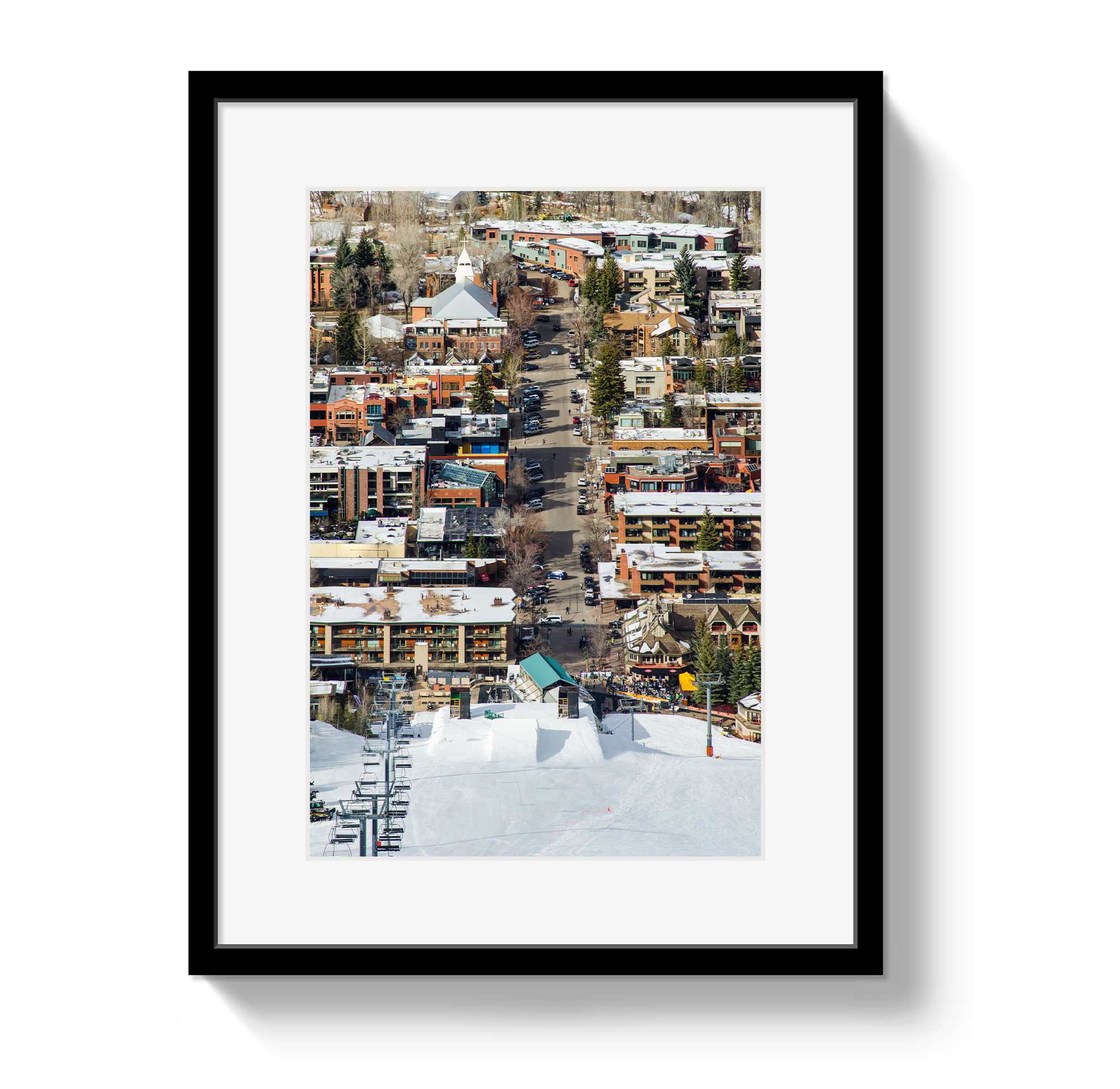 Aspen Ski Town by Johnny Vacay - main product image for Resin Society