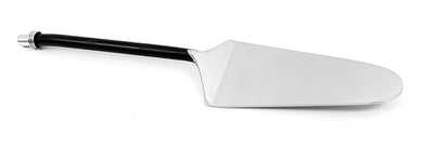 Cake Cutting & Serving Set with Forks (Black, Twisted Handle)