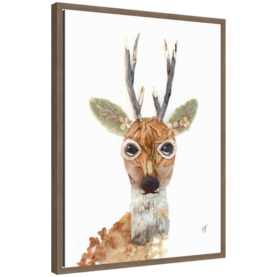 Buck by Madeline Jeppesen Framed Canvas Wall Art Print