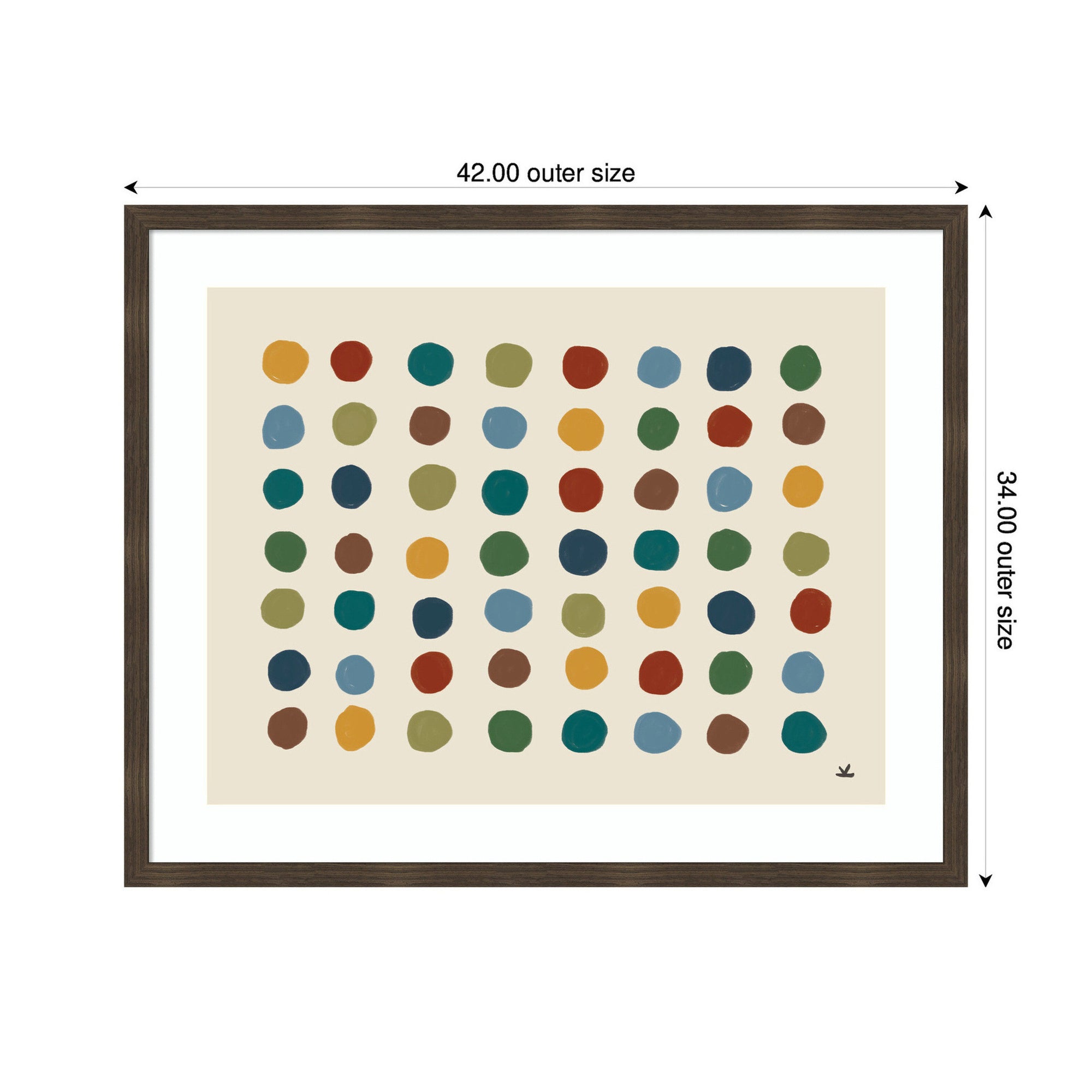 Meditation No.
3b by Kelly Knaga Framed Wall Art Print