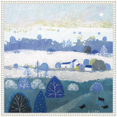 Sylvie Winter Dales Framed Canvas by Giuliana Lazzerini