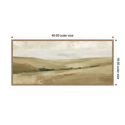 Whispering Meadows II Panel by Amy Lighthall Framed Canvas Wall Art Print