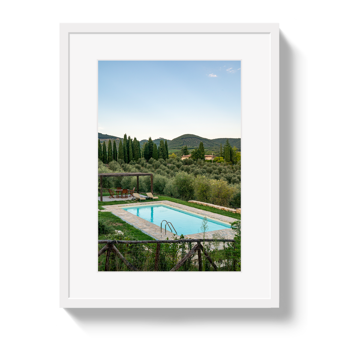 Tuscan Pool View by Johnny Vacay - product image 2 for Resin Society