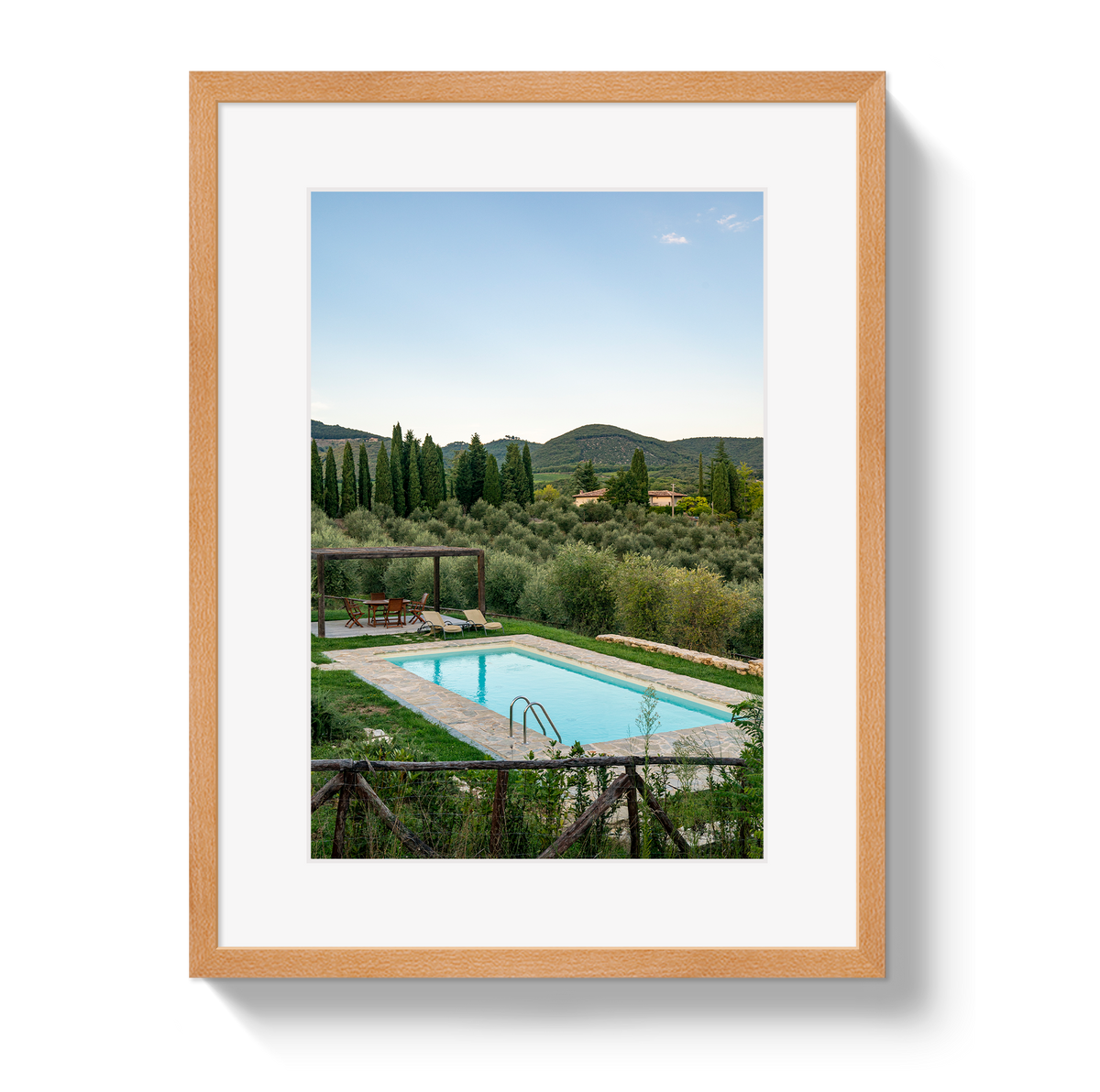 Tuscan Pool View by Johnny Vacay - product image 3 for Resin Society