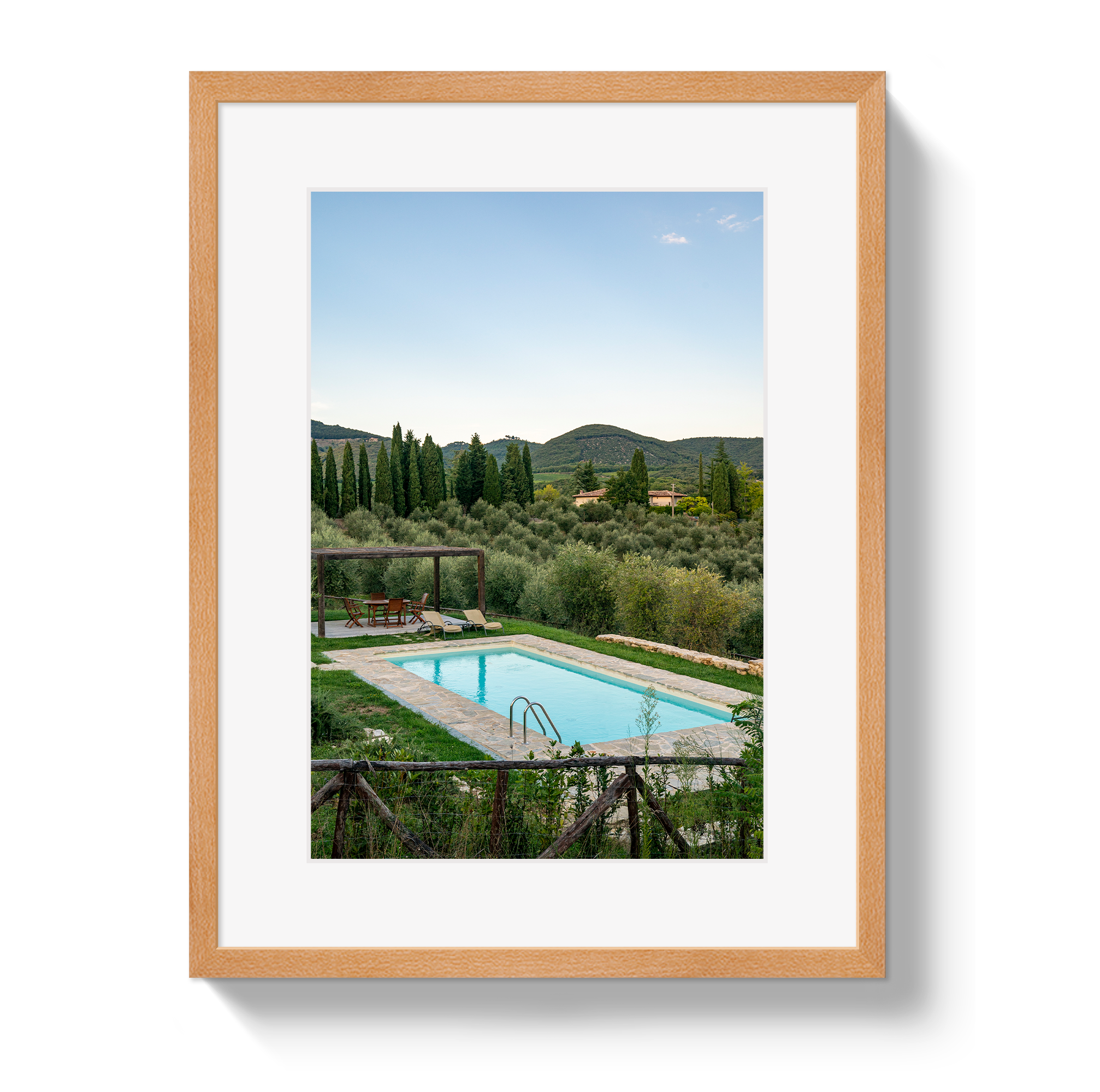 Tuscan Pool View by Johnny Vacay - product image 3 for Resin Society