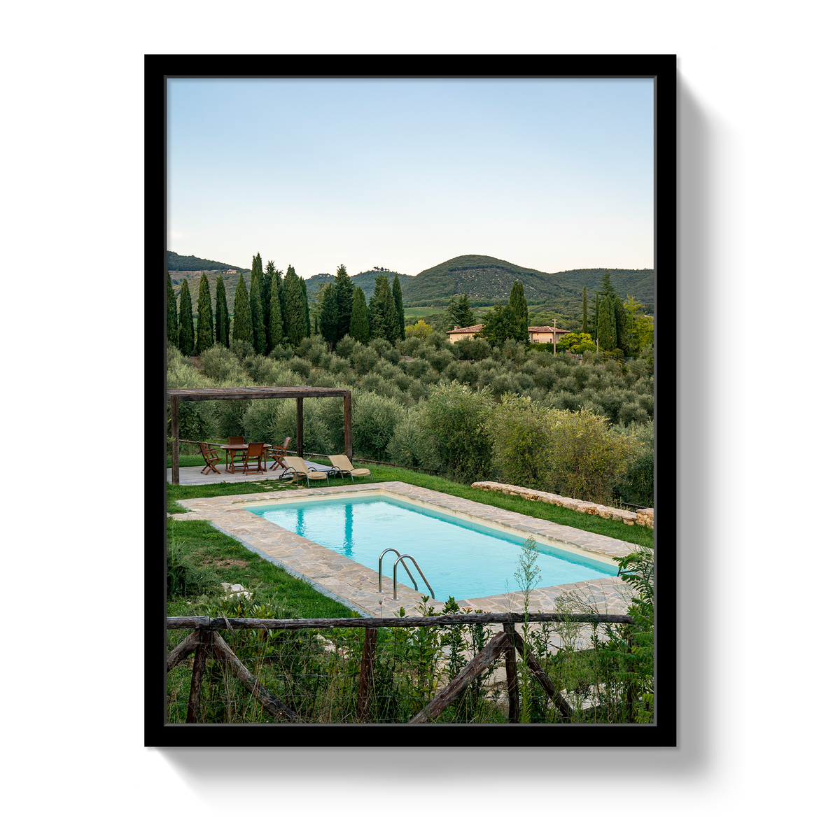 Tuscan Pool View by Johnny Vacay - product image 4 for Resin Society