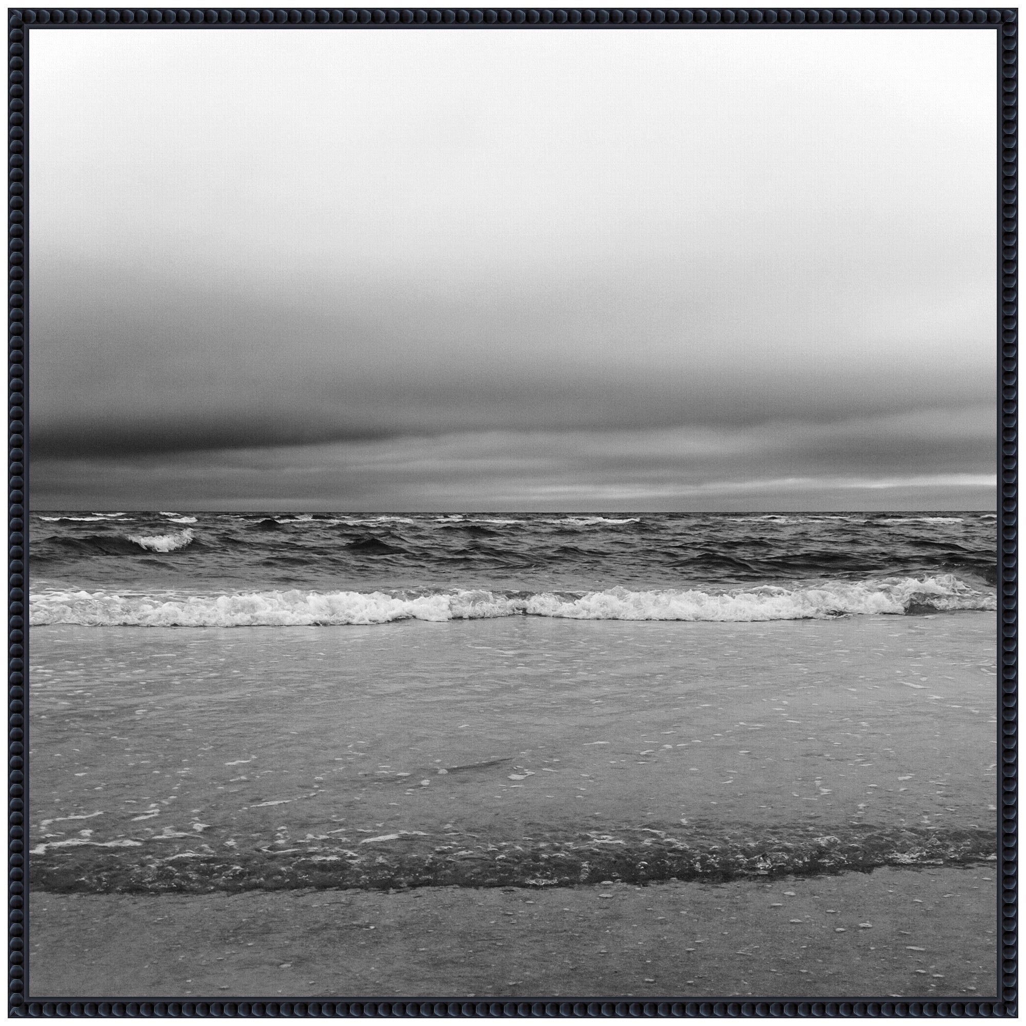 Sylvie Life Is A Beach Framed Canvas by Stephanie Klatt