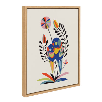 Sylvie Rainbow Lorikeet Framed Canvas by kateandlaurel - product image 18 for Resin Society