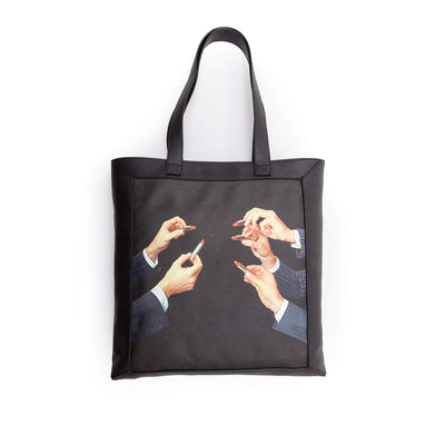 Travel Kit Tote Bag Black Lipstick by DEKOR - main product image for Resin Society