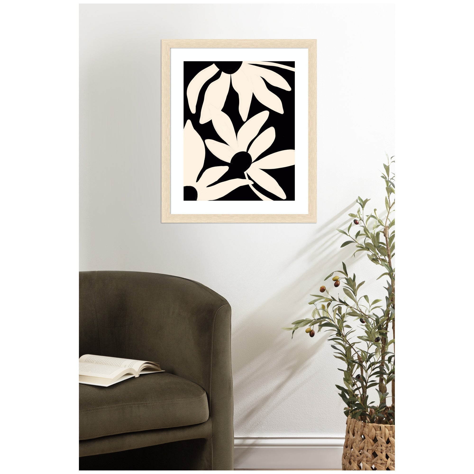 Framed Art Minimal Blooms by Alicia Bock