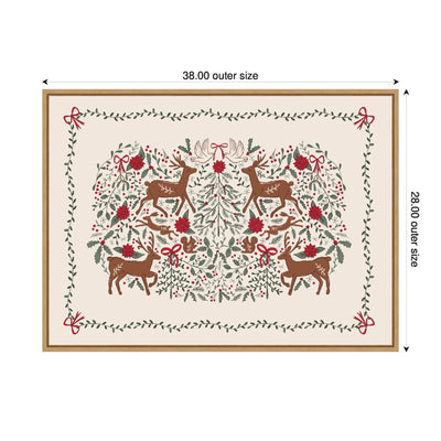 Sylvie Framed Canvas The Winter Woods by Vicky Yorke