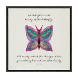Sylvie The Growth of the Inner Being Framed Canvas by kateandlaurel - main product image for Resin Society