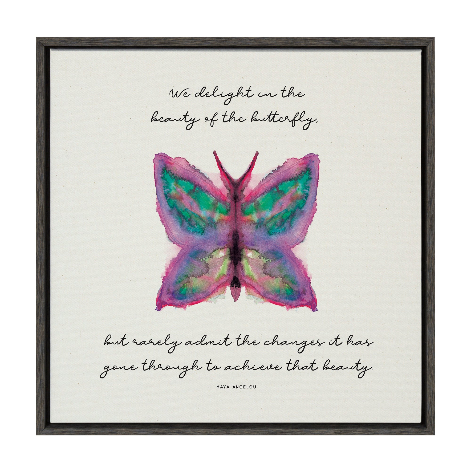 Sylvie The Growth of the Inner Being Framed Canvas by kateandlaurel - main product image for Resin Society