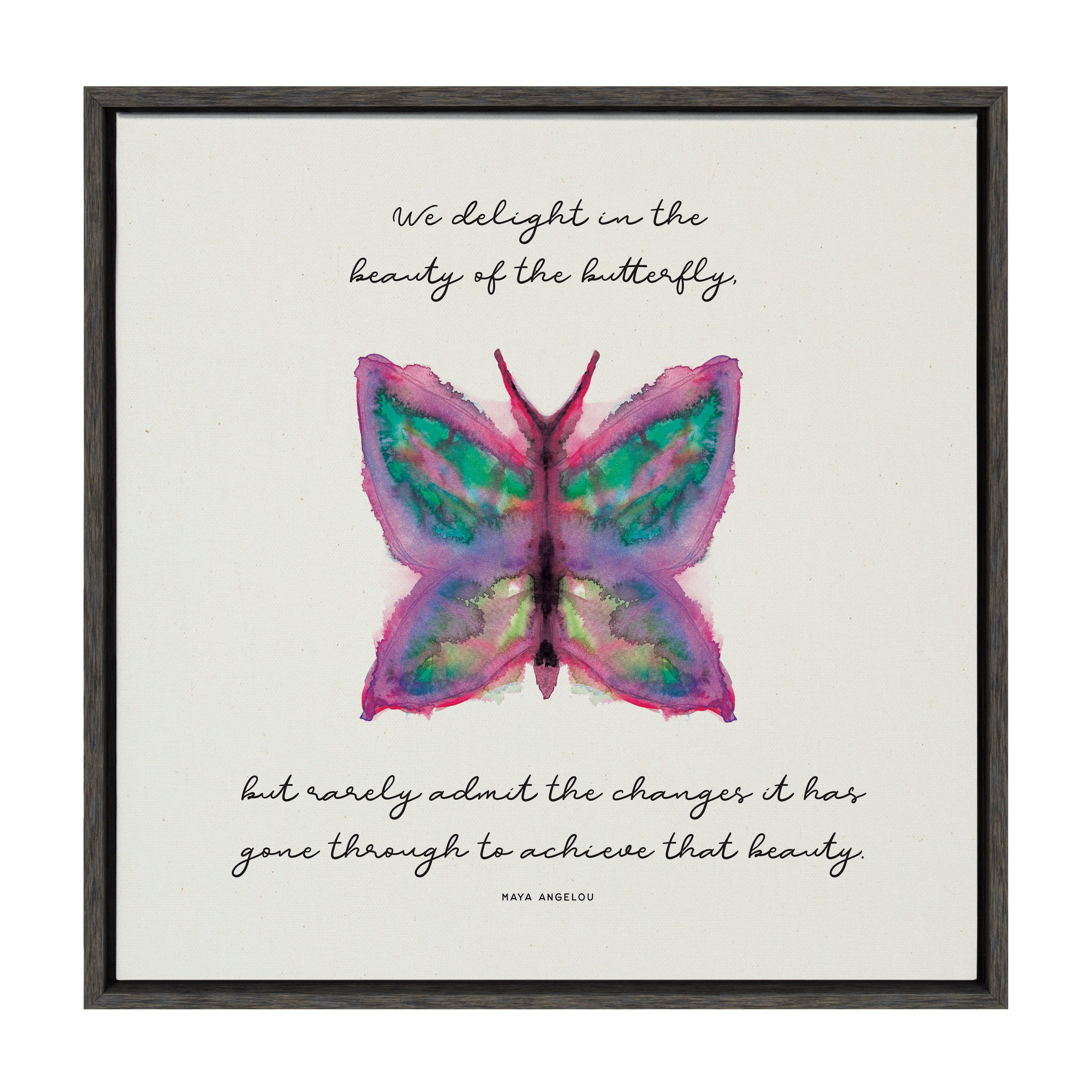 Sylvie The Growth of the Inner Being Framed Canvas by kateandlaurel - main product image for Resin Society