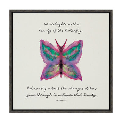 Sylvie The Growth of the Inner Being Framed Canvas by kateandlaurel - main product image for Resin Society