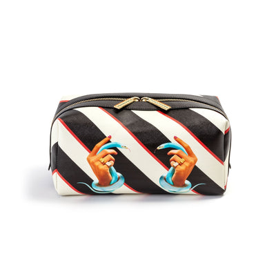 Wash Bag Stripes Hands with Snakes by DEKOR - main product image for Resin Society
