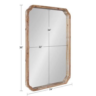 Marston Wood Framed Wall Mirror